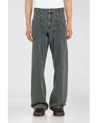DIESEL - Relaxed Jeans Regular Waist D-Zeta, Colored, Zip Fly - Lyst