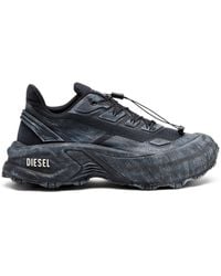 DIESEL - D-Cage-Distressed Chunky Sneakers - Lyst