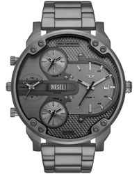 DIESEL - Mr. Daddy Slim Multi Movement Stainless Steel Watch - Lyst