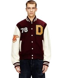 DIESEL - Varsity Jacket - Lyst