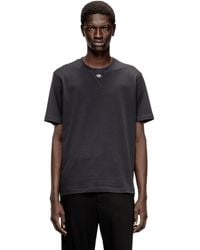 DIESEL - Regular T-Shirt With Crew Neck And Oval D - Lyst