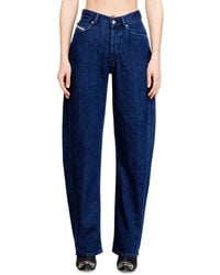 DIESEL - Relaxed Jeans High Waist 1974 D-Ellz, Button Fly - Lyst