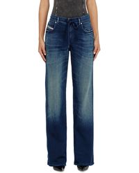 DIESEL - Regular Regular Waist 2071 D-Meel Joggjeans, Dark, Zip Fly - Lyst