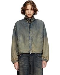 DIESEL - Zipped Jacket - Lyst