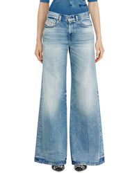 DIESEL - Flare Jeans Regular Waist 1978 D-Akemi, Light, Zip Fly - Lyst