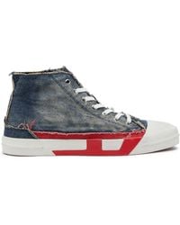 DIESEL - D-Verse-High-Top Sneakers - Lyst