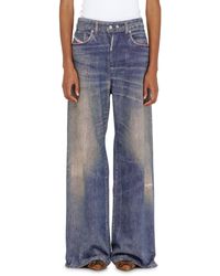 DIESEL - Relaxed Jeans Low Waist 1996 D-Sire, Dark, Button Fly - Lyst