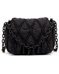 DIESEL - Charm-D-S-Petit sac à bandoulière en nylon matelassé - Lyst