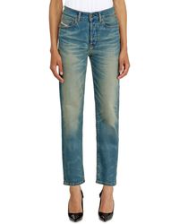 DIESEL - Regular Jeans High Waist 1981 D-Went, Medium, Button Fly - Lyst