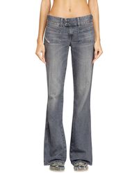 DIESEL - Bootcut Jeans Low Waist D-Hush, Zip Fly - Lyst