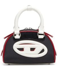 DIESEL - 1Dr Dome-Colour-Block Small Bowling Bag - Lyst