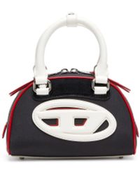 DIESEL - 1Dr Dome-Colour-Block Small Bowling Bag - Lyst