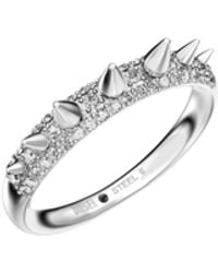 DIESEL - Stainless Steel Band Ring - Lyst