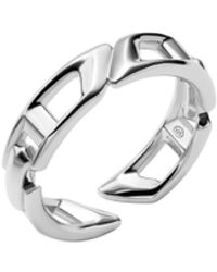 DIESEL - D Logo Sterling Band Ring - Lyst