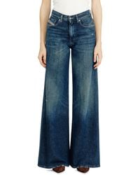 DIESEL - Flare Jeans Regular Waist 1978 D-Akemi, Dark, Zip Fly - Lyst