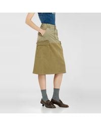 DIESEL - Cargo Midi Skirt - Lyst