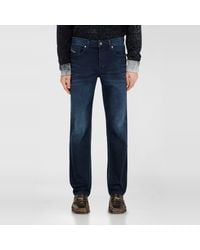 DIESEL - Regular Jeans Regular Waist 2023 D-Finitive, Dark, Button Fly - Lyst