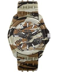 DIESEL - Stinger Camo Silicone Watch - Lyst