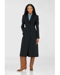 DIESEL - Long Hourglass Coat - Lyst