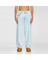 DIESEL - Relaxed Jeans Regular Waist 1997 D-Enim-M, Light, Button Fly - Lyst