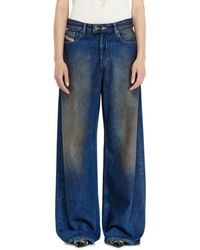 DIESEL - Relaxed Jeans Low Waist 1996 D-Sire, Dark, Button Fly - Lyst