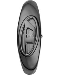 DIESEL - Reloj Wonder-D De Acero Inoxidable En Gris Plomo Con Movimiento De Dos Agujas - Lyst