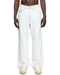 DIESEL - Relaxed Jeans Low Waist 2001 D-Macro, Light, Button Fly - Lyst