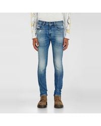 DIESEL - Slim Jeans Regular Waist 2019 D-Strukt, Medium, Zip Fly - Lyst