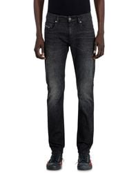 DIESEL - Slim Jeans Regular Waist 2019 D-Strukt, /Dark, Zip Fly - Lyst