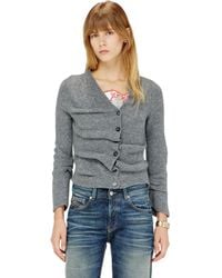 DIESEL - Cropped Cardigan - Lyst