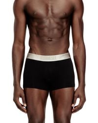 DIESEL - Three-Pack Boxer Briefs With Small Logo Waistband - Lyst