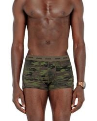 DIESEL - Three-Pack Of Boxer Briefs Plain And Camo - Lyst