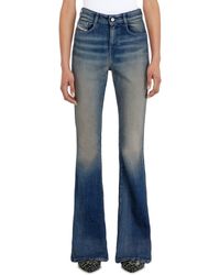 DIESEL - Bootcut Jeans High Waist 1973 D-Partt, Dark, Zip Fly - Lyst