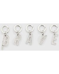 DIESEL - Metal Brave Charms With Rhinestones - Lyst