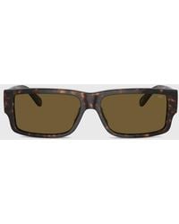 DIESEL - Rectangle Sunglasses - Lyst