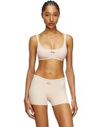 DIESEL - Brassière de sport avec cut-out à logo - Lyst