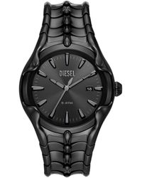 DIESEL - Vert Armbanduhr Aus Schwarzem Edelstahl - Lyst