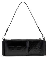 DIESEL - Flag-D-Modular Logo-Embossed Shoulder Bag - Lyst