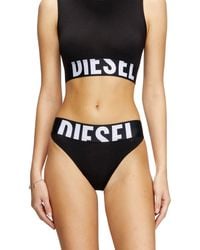 DIESEL - Three-Pack Briefs With Cut-Off Logo - Lyst