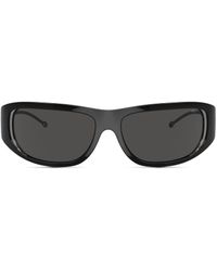 DIESEL - Wraparound Style Sunglasses - Lyst
