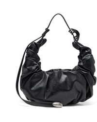 DIESEL - Grab-d L-large Scrunched Hobo Bag In Shiny Pu - Lyst