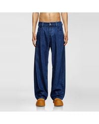 DIESEL - Relaxed Jeans Regular Waist 1997 D-Enim-M, Dark, Button Fly - Lyst