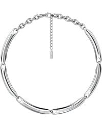 DIESEL - Stainless Steel Chain Necklace - Lyst
