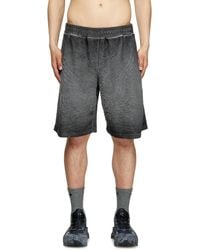 DIESEL - Shorts With Phoenix Devoré - Lyst