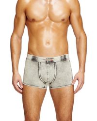 DIESEL - Denim-Effect Boxer Briefs - Lyst