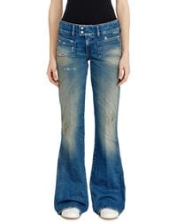 DIESEL - Bootcut Jeans Low Waist D-Hush, Medium, Zip Fly - Lyst