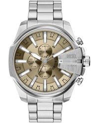 DIESEL - Mega Chief Slim Edelstahl-Uhr - Lyst