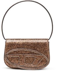 DIESEL - 1dr-iconic Shoulder Bag With Macro Glitter - Lyst