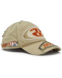 DIESEL - Cappello Da Baseball Con Patch Ricamate - Lyst