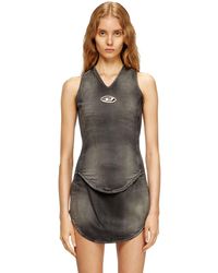 DIESEL - Denim Top With A Used Effect - Lyst
